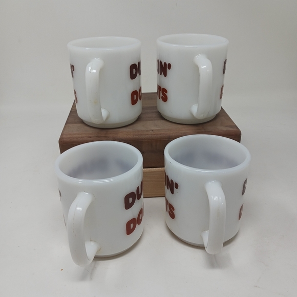 Vintage dunkin donuts coffee mugs set of 4 - Picture 7 of 10
